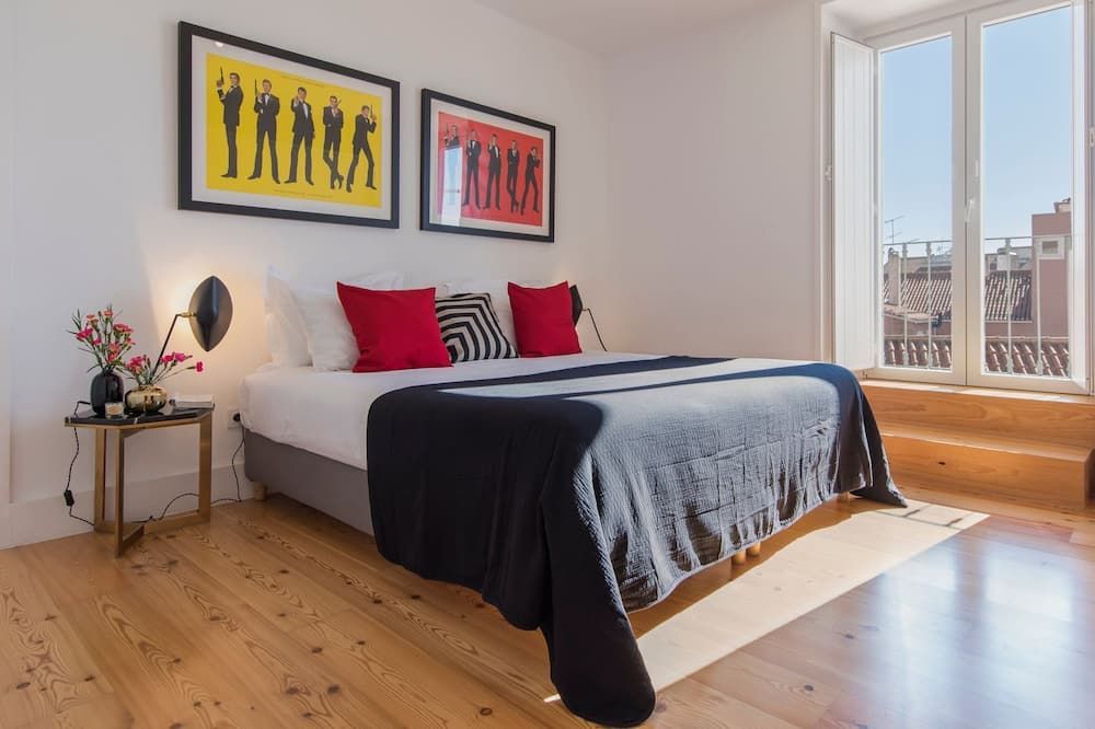 LovelyStay - Luxury Oasis in Bairro Alto - لشبونة - غرفة نوم