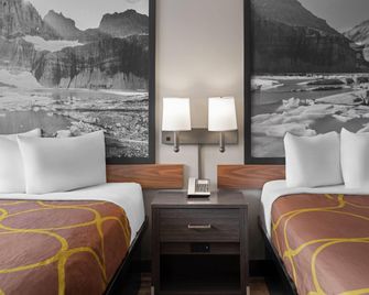 Super 8 by Wyndham Great Falls City Center - Great Falls - Kamar Tidur