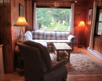Enjoy Beautiful Sunsets on Quiet 500-acre North Nokomis Lake - Eagle River - Living room