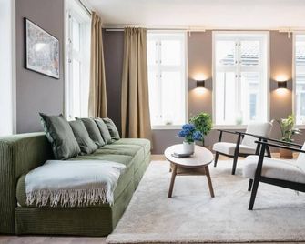 S54 - Private Rooms in the City Center - Bergen - Living room