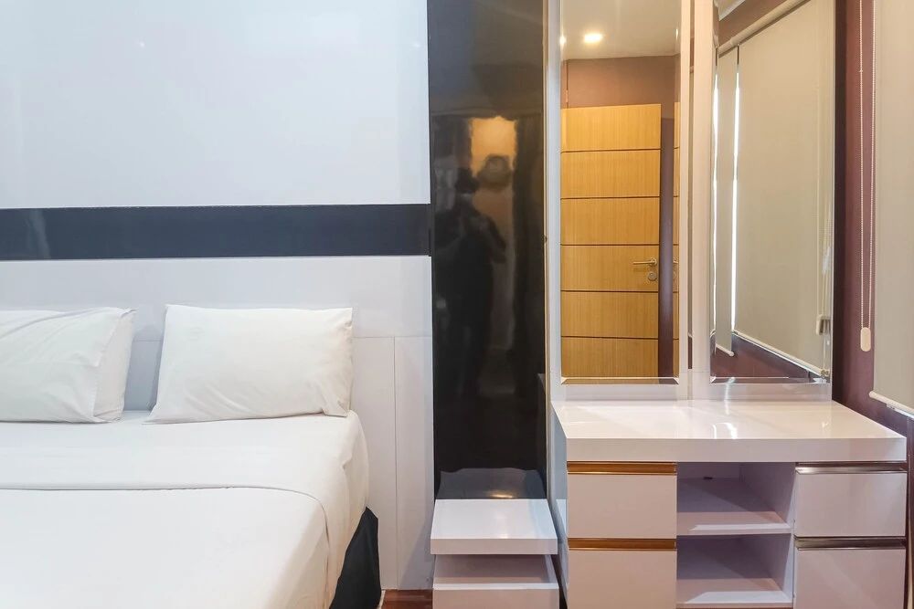 Simply 1Br at 31St Floor Vida View Makassar Apartment - Makassar - Bedroom