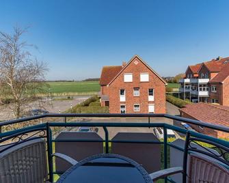 Apartment in a dike location on the North Sea with balcony, WiFi and parking - Hus Jadekieker - Schillig - Balkon