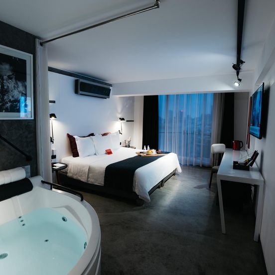 Bedroom view of Bth Hotel