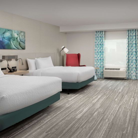 Bedroom view of Hilton Garden Inn Orlando Downtown