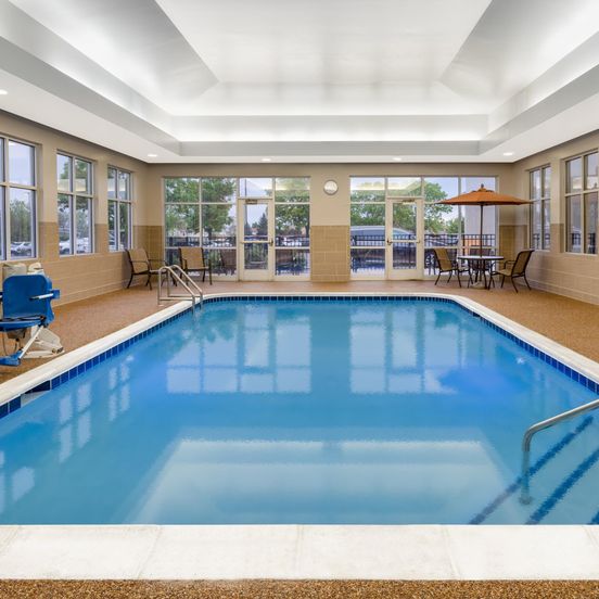 Pool view of Holiday Inn Express Colorado Springs-Airport