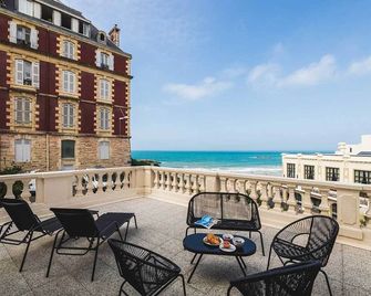 Blue Moon Keyweek Seafront Apt With Large Terrace And Parking Biarritz - Biarritz - Balcony