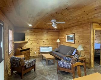 Kings Cabin on the edge of town only 1/2 mile from Current River ! - Van Buren - Living room
