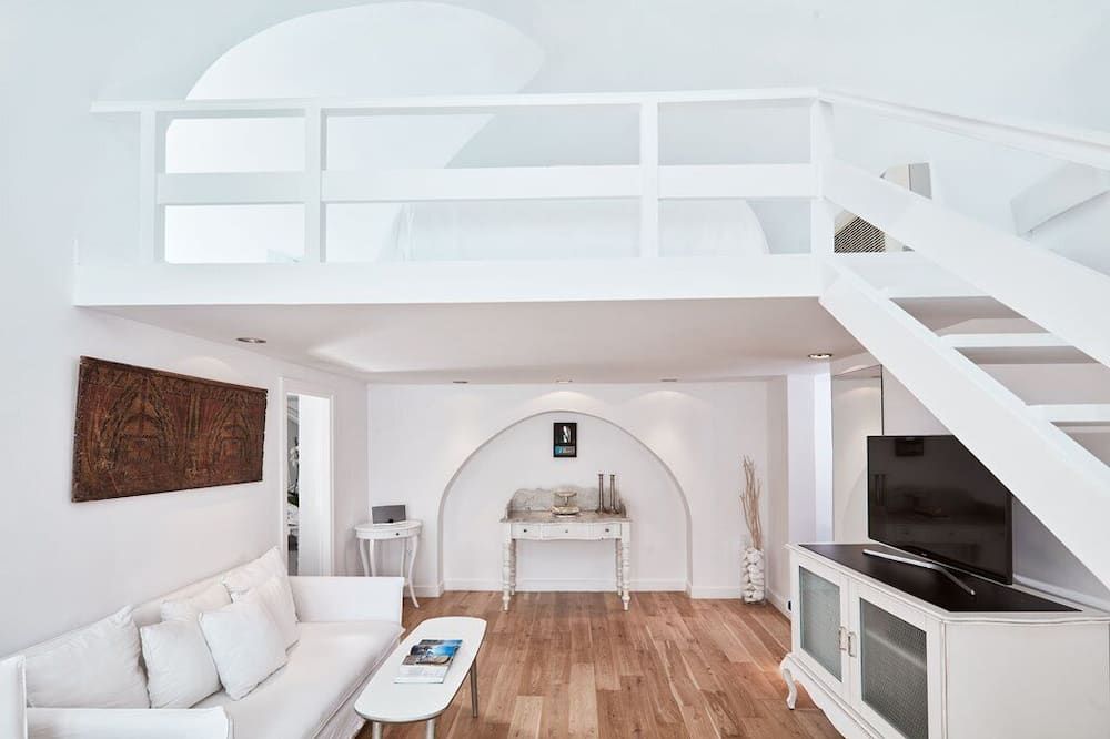 كاتيكيس سانتوريني - ذا ليدينج هوتلز أوف ذا وورلد - أويا - غرفة معيشة