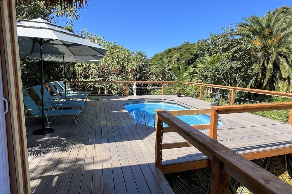 Cozy jungle boat hideaway with stunning ocean view TA-154-746-2656-01 - קלאקקואה - בריכה