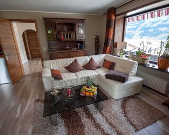 House on the Marienberg with great views & great opportunity to go skiing! - 菲根 - 客廳