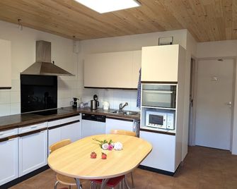 Mas exceptional view, equipped kitchen, 2bathroom, large garden, river, parking - Roche-Saint-Secret-Béconne - Kitchen