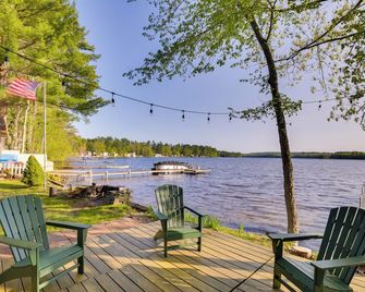 Rustic Poland Vacation Rental w/ Waterfront Deck! - Poland - Patio