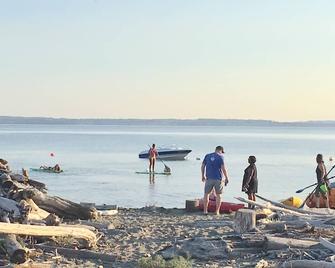 View beach family Cottage for 3 Sunlight Beach, Whidbey - Clinton - Balcón