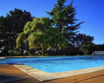 Vacation home, private terrace, shared swimming pool (12 x 6, salt water), quiet location - Gauriac - Piscina