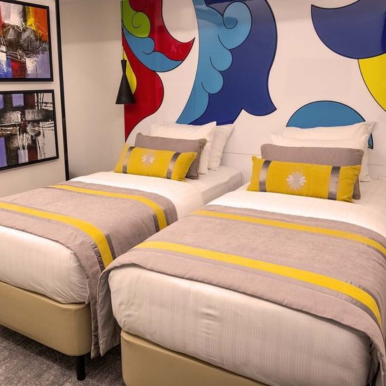 Bedroom view of Sura Hagia Sophia Hotel