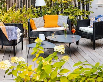 Hôtel Villa Flornoy Pornichet Baie de la Baule - לה באולה-אסקובלה - פטיו