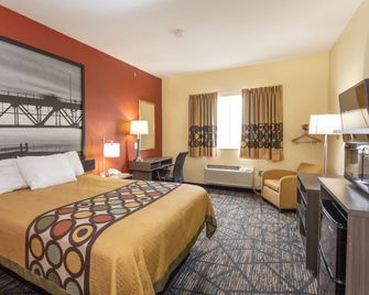 Super 8 by Wyndham Big Rapids - Big Rapids - Schlafzimmer
