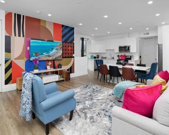 Lustrous Abode 4b3b Queen Beds - Torrance - Living room