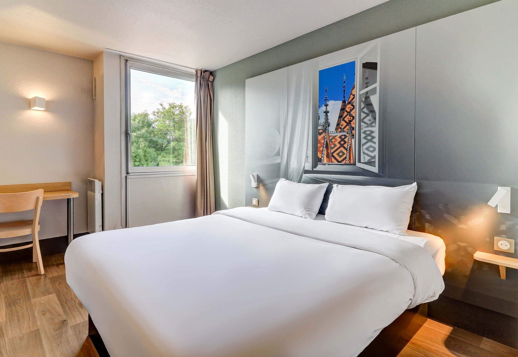 B&B HOTEL Beaune Sud (1) Palais des Congrès - בון - חדר שינה