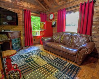 The Big Little Cabin - Hot Tub & Playground - Dahlonega - Living room