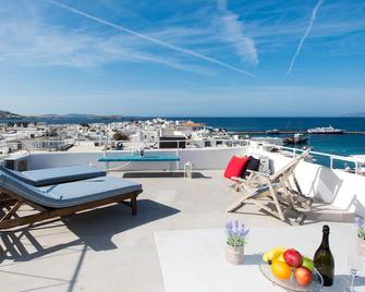 Mykonos Panorama with Private Terrace & Sea View - Mykonos - Balcony