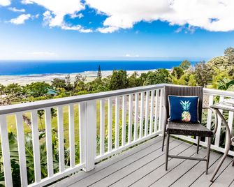 Beautiful Hawaiian Studio with Panoramic Views - Hōlualoa - Balkon