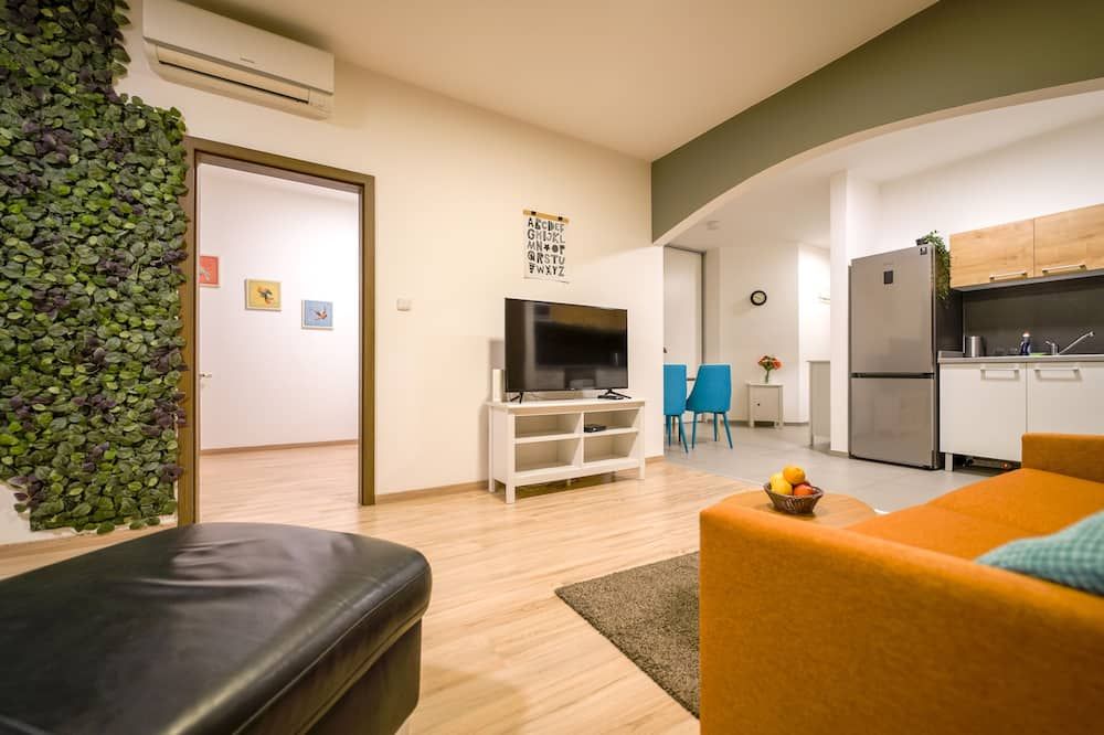 فيسنا كونفينينت أبارتمنت باي تشورز - براتيسلافا - غرفة معيشة