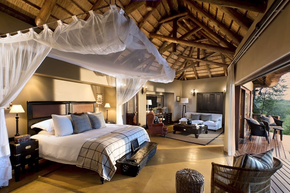 Lion Sands Tinga Lodge - Skukuza - Camera da letto