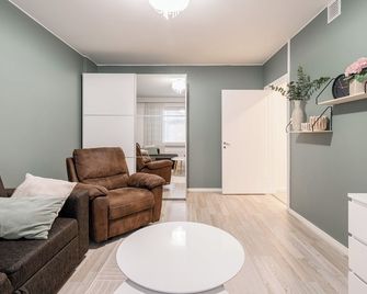 Modern 1BR Retreat in the Heart of Jyväskylä - Jyväskylä - Olohuone