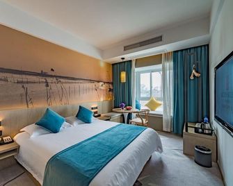 Wuzhen Shangjin Hotel (Dongzha Scenic Area) - Jiaxing - Bedroom
