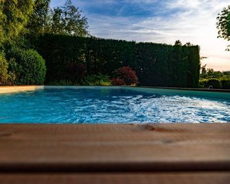Superior Settimo Cielo with A/C and Private Bathroom in Villa le Facezie B&B - Terranuova Bracciolini - Pool