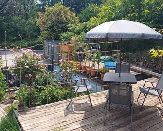 The Conifers Small Self Catering Flat in Nature Reserve Free Eden taxi b4 9pm - Par - Balcony