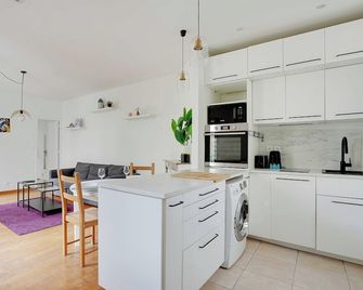 Bright Apartment 1br/2p - St Ouen - Saint-Ouen-l’Aumône - Cocina
