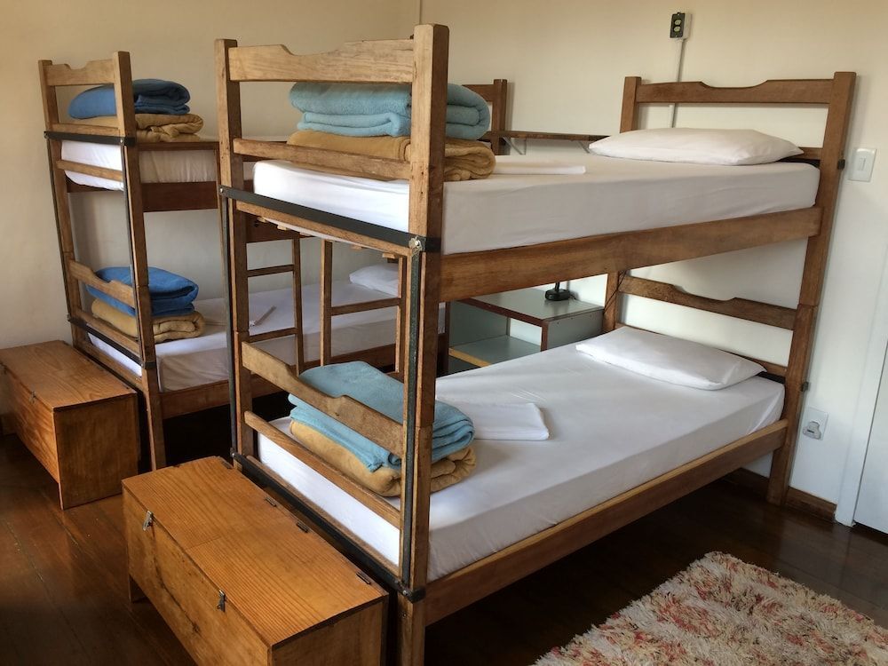 Trilhas de Minas Hostel - אורו פרטו - חדר שינה