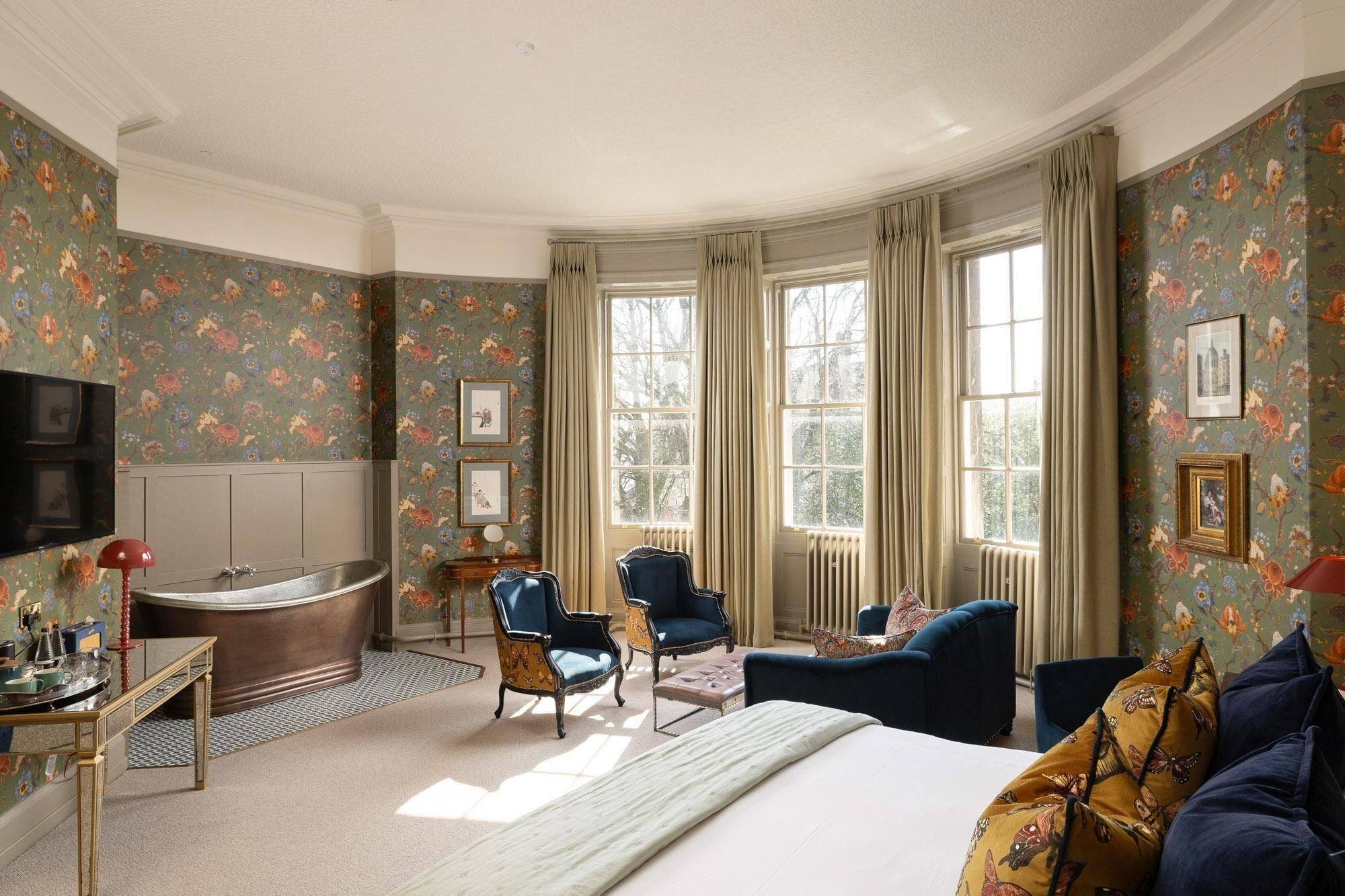 ذا تشرشل هوتل - يورك - غرفة نوم