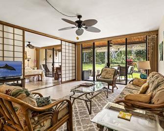 Keauhou Racquet Club Condominium - Kailua-Kona - Pokój dzienny