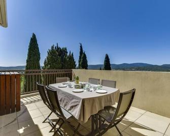 Apartment Les Terrasses de Grimaud by Interhome - Grimaud - Balkon