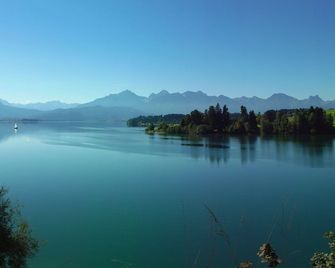 Vitusfort Urlaub im Allgäu - Ferienwohnungen & Themenzimmer in Hopfen am See - Füssen - Vista externa
