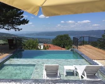 Sapanca/Sapanca Mavi Yesil Koy Evi - Sapanca - Havuz