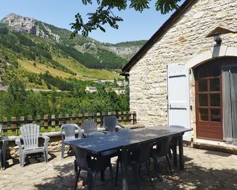 Gite 'Les Osiers' sleeps 4 to 10, near river 8km Ste Enimie and Ispagnac. - Gorges-du-Tarn-Causses - Patio