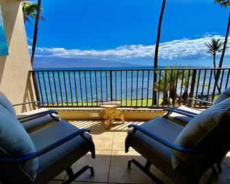 Luana Moana Signature Oceanfront Maui-Ocean&haleakala Views-Freewifi-A/C-Romance - Wailuku - Balcony