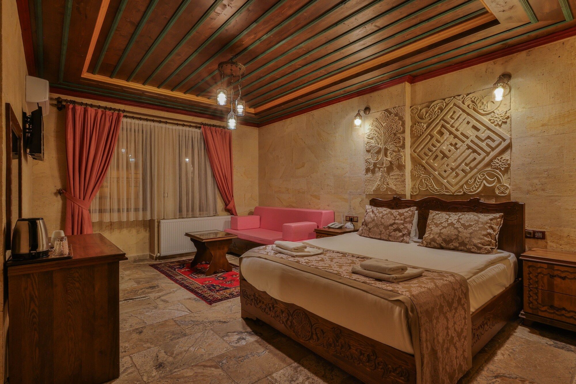 Feel Cappadocia Stone House - Nevşehir - Slaapkamer
