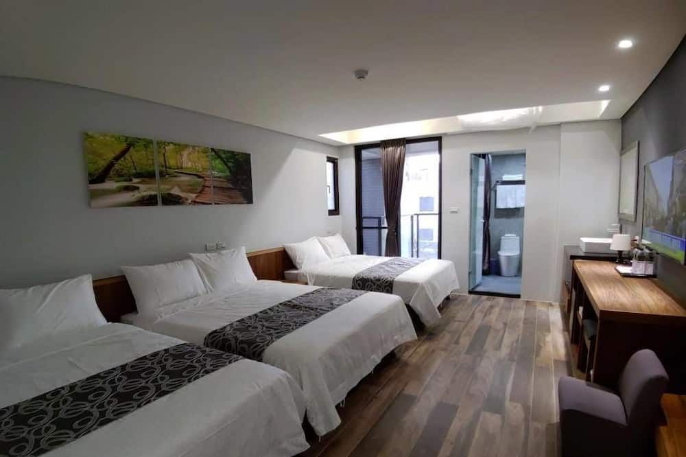 Apause Hotel - Magong City - חדר שינה