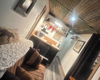 Crazy Farm C-Can Chalet - Innisfil - Living room