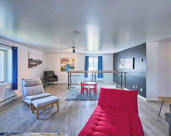 Chalet du Rivage - Pohénégamook - Salon