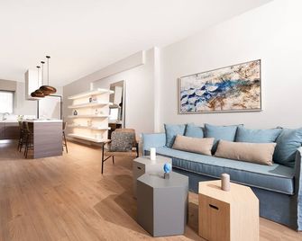 Blue Avra Apartment by A&D Properties - Porto Rafti - Soggiorno