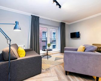 스테이시티 아파트호텔, 더블린, 세인트 오거스틴 스트리트 - 더블린 - 거실