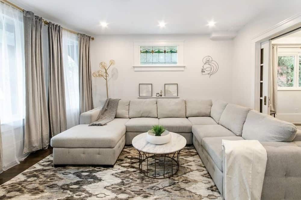 Maple Beach House Kits point (Kitsilano) - Vancouver - Sala de estar
