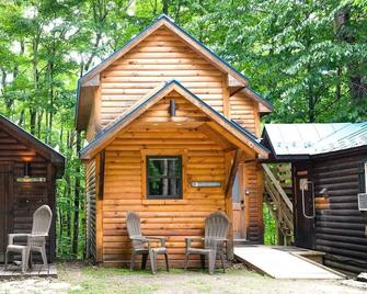 Beautiful brand new cabin one minute from Sugarbush Resort - Warren - Patio