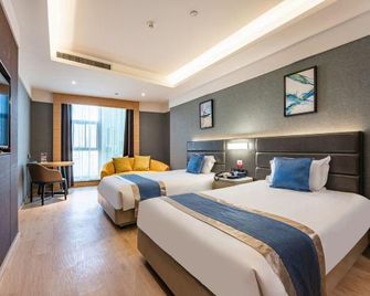 Ihausen Hotel (Fengcheng 2nd Road City Library Subway Station) - Xi'an - Bedroom